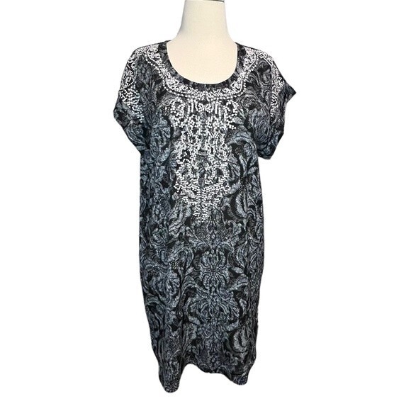 NWT H&M New Icons Model Line Daphne Groeneveld Floral Mini Tunic Dress Size 8 - Picture 1 of 7